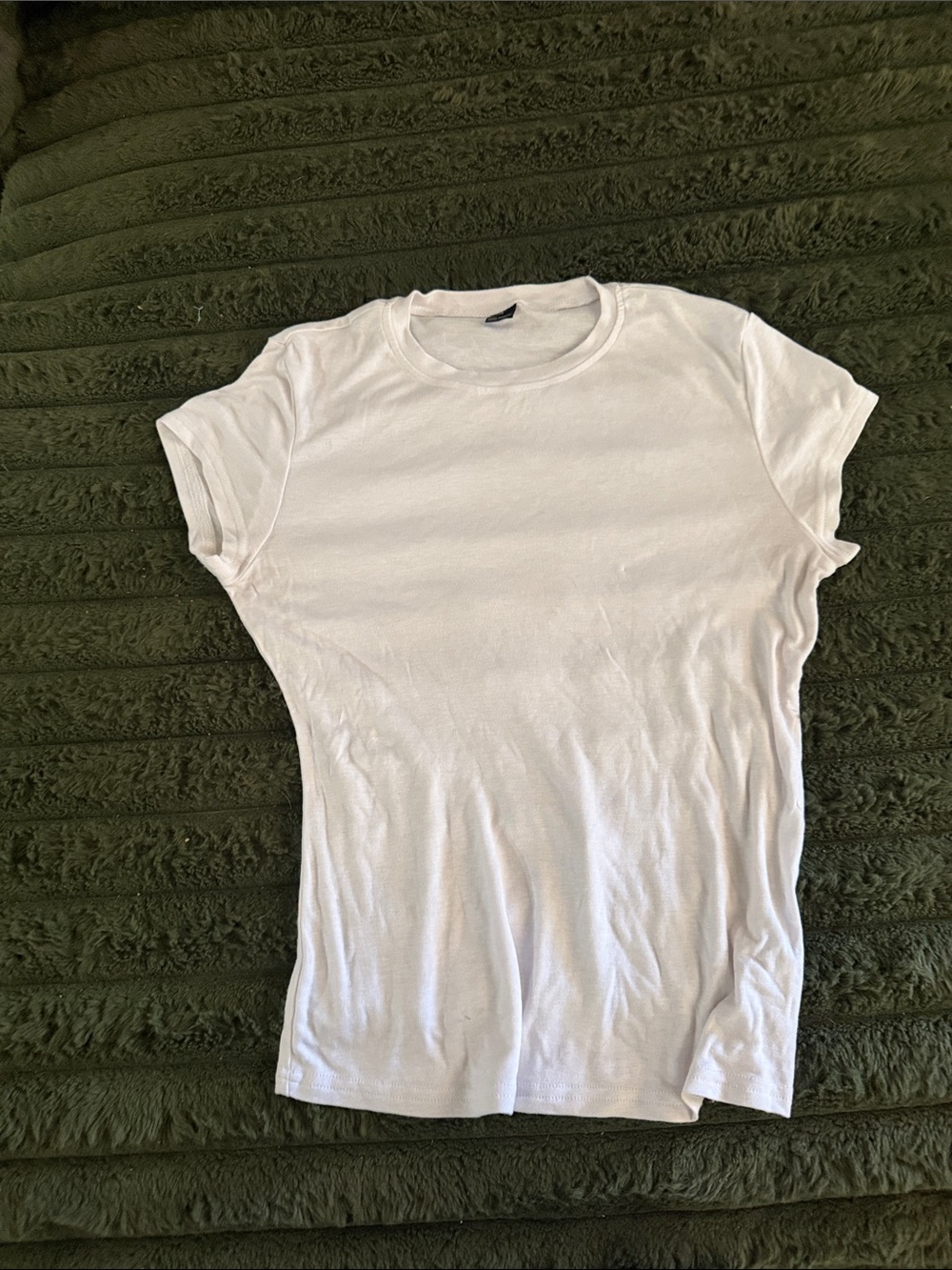 SHEIN White Short Sleeve Crewneck Tee